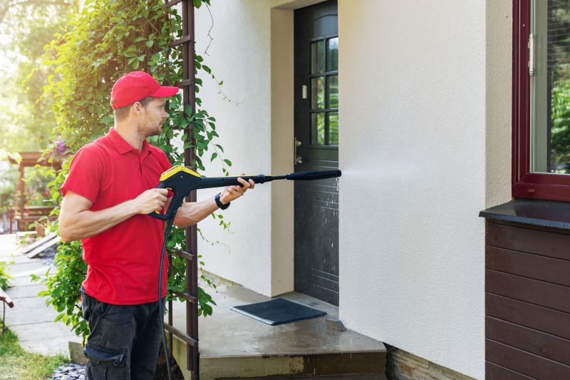 Local Exterior Power Washing pros at work