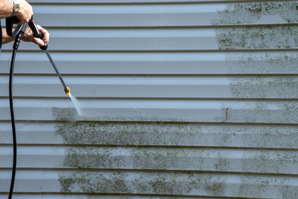 Mobile Home Siding Cleaning