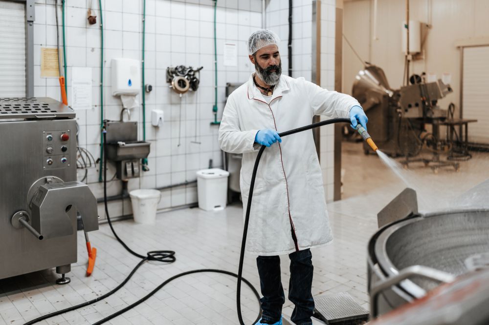 Industrial Equipment Power Washing
